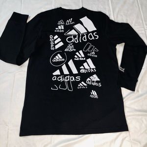 Adidas allover print shirt